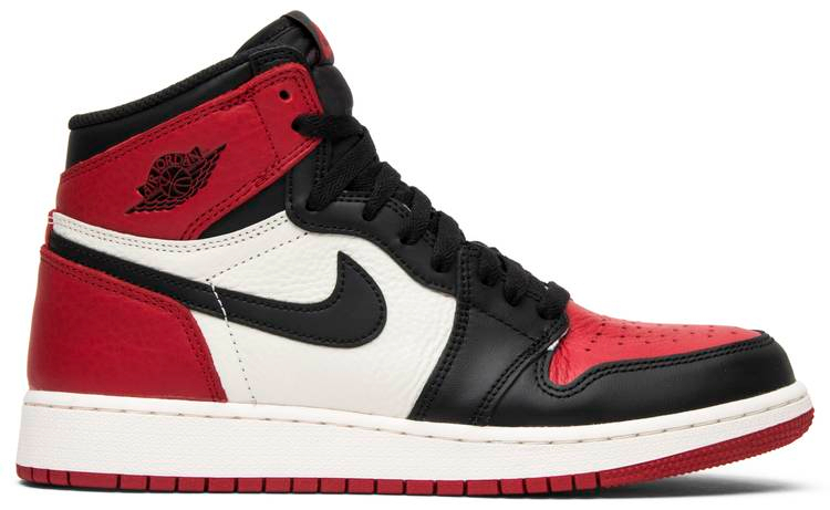 Air Jordan 1 Retro High OG BG Bred Toe 575441-610